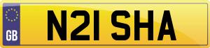 Prefix style number plates