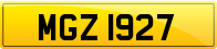 1927 Date of birth plates