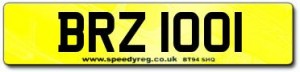 BRZ Number Plates