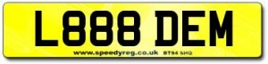 LIB DEM Number Plates