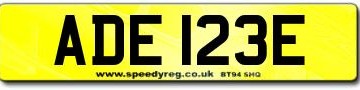 Adel Number Plate