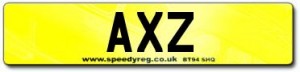 AXZ Number Plates