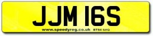 JJM 16S number Plate