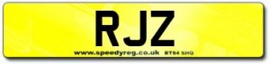 RJZ Number Plates