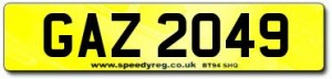 GAZ Number plates