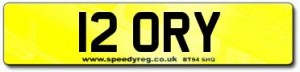 Rory Number plates