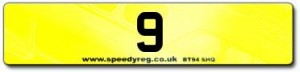 9 Numberplates