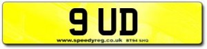 9 UD Number Plates