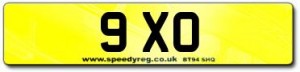 9 XO Number Plates