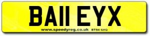Bailey Number Plates