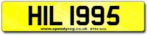 HILL Number plates