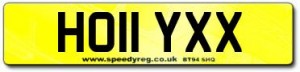 Holly Number Plates