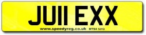 Julie Number Plates