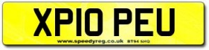 Pope's Number Plate