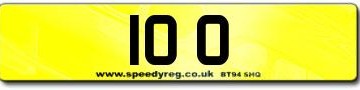 10 O Number Plates