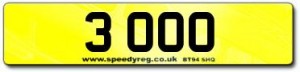 3 OOO Number Plates