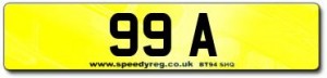 99 A Number Plates