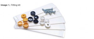 Standard Number Plate Fixing Kit