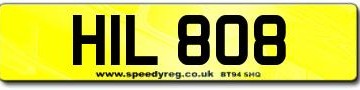 Bob Hill Number Plates