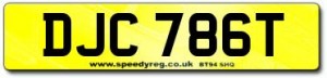 DJC 786T Number Plates