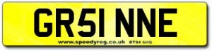 Grainne Number Plates