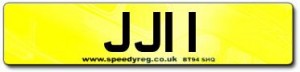 JJI 1 Number Plates