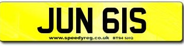 June Number Plates
