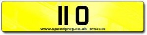 11 O Number plates
