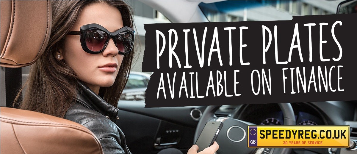 Private Plates available on Finance