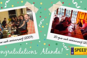 20 Year Work Anniversary - Speedy Reg