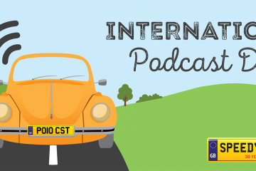 International Podcast Day Number Plates - Speedy Reg
