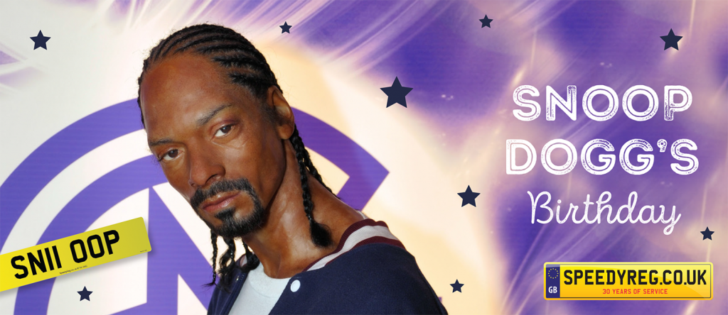 Happy Birthday Snoop Dogg | Snoop Dog Number Plates & Gift Ideas