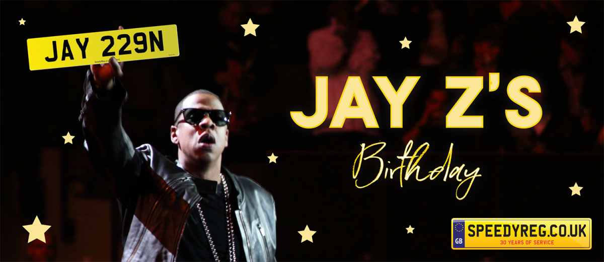 Happy Birthday Jay-Z! | Jay-Z Number Plate & Gift Ideas
