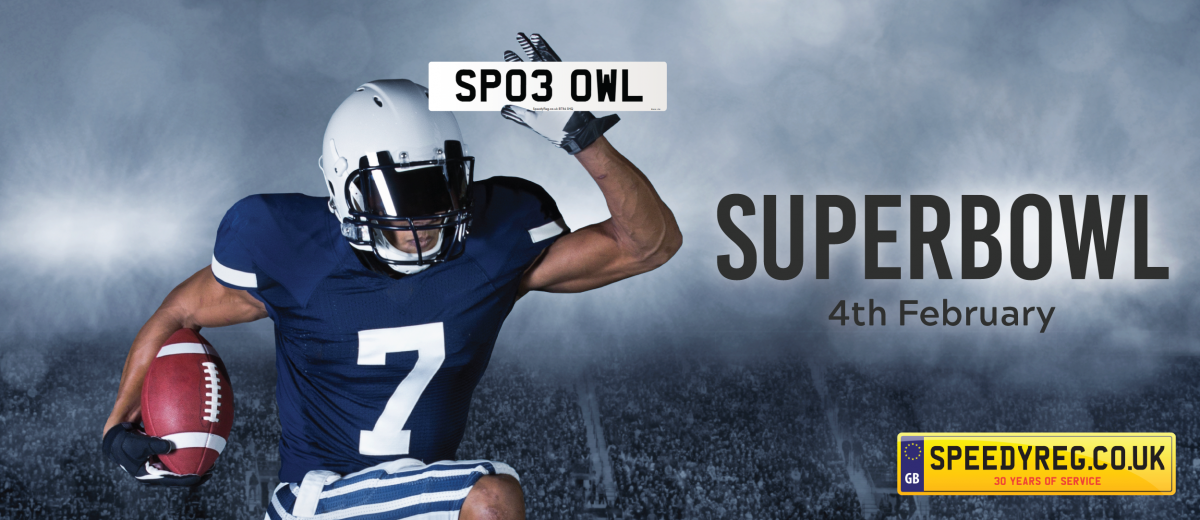 Superbowl LII : When &amp; Where Can I Watch It? | NFL Number Plates