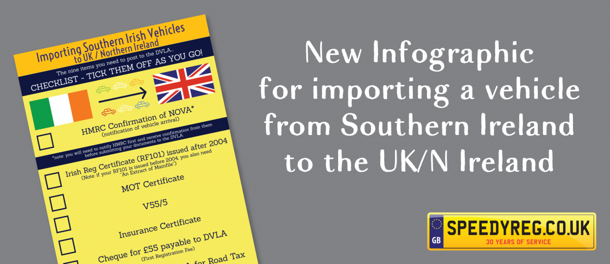 How To Import a Vehicle from Ireland to UK Guide & Infographic