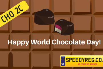 World Chocolate Day Number Plates - Speedy Reg