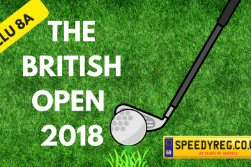 The British Open 2018 Number Plates - Speedy Reg