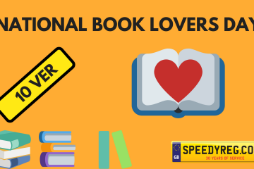 National Book Lovers Day Number Plates - Speedyreg