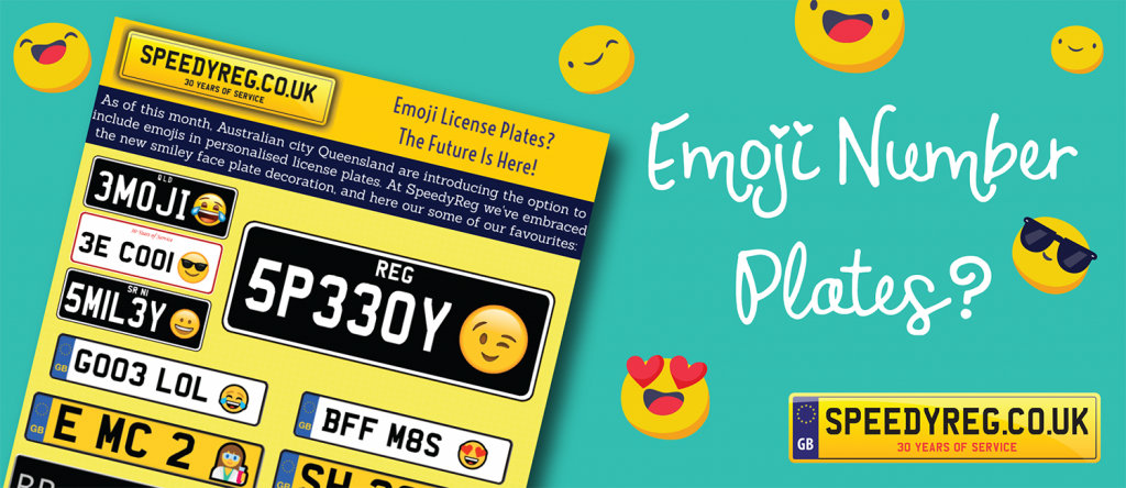 Emoji Number Plates - Speedy Reg