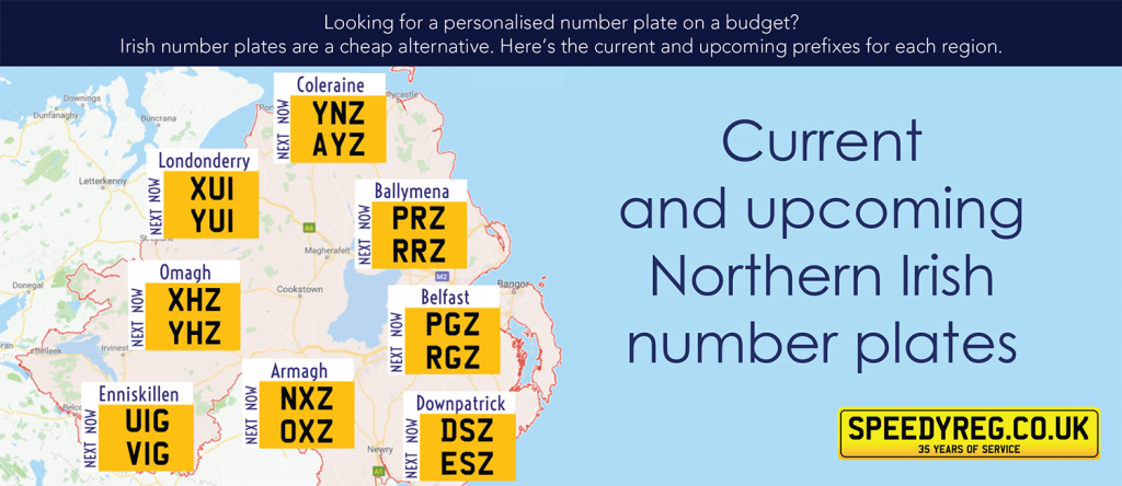 Upcoming Northern Irish Number Plates - Speedyreg