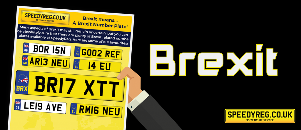 Speedyreg - Brexit Number Plates